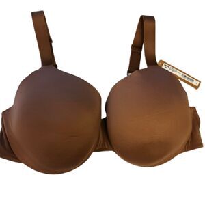 SKIMS NWT Full Coverage Lightly Lined Bra in Color Jasper Brown Size 40D